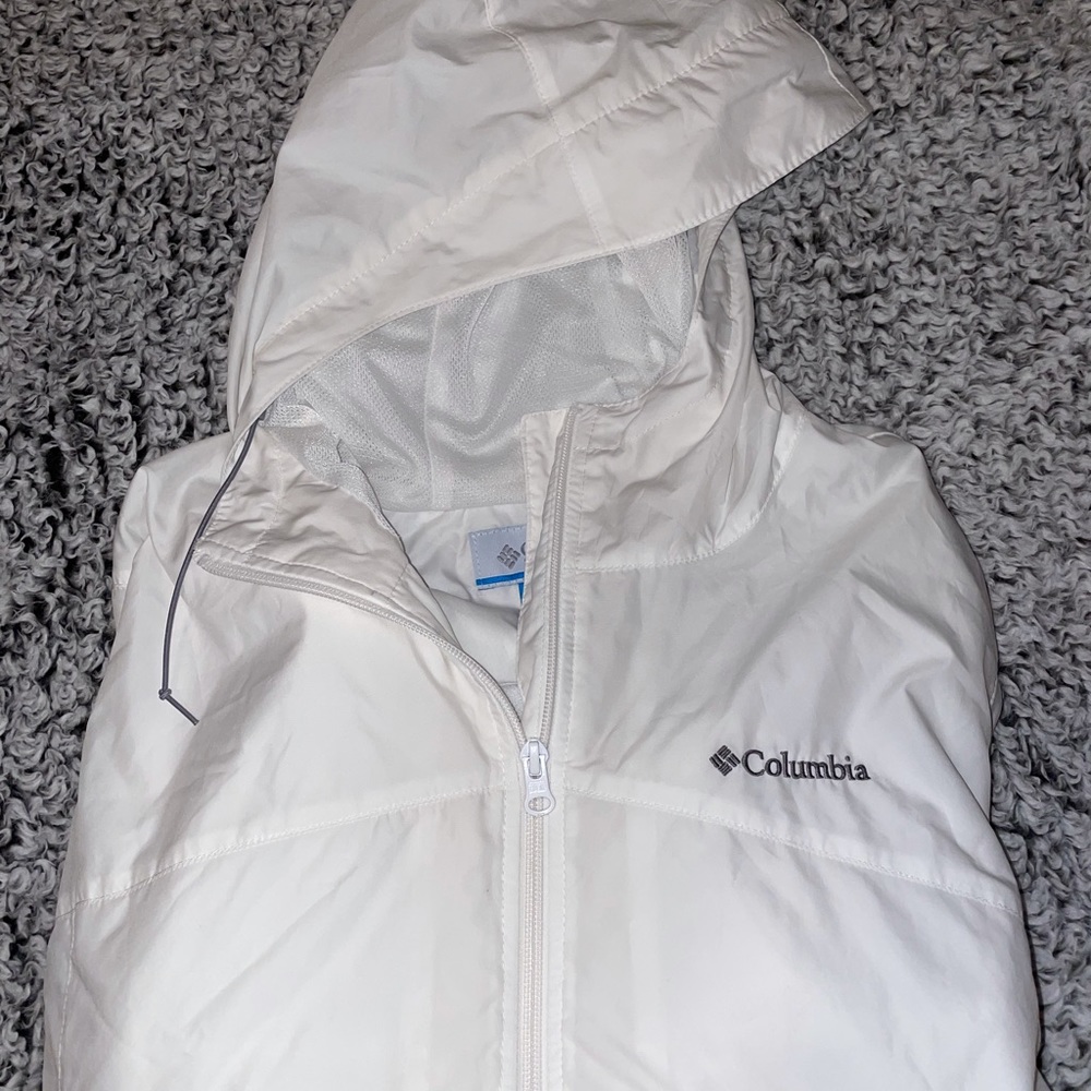 White Columbia wind breaker